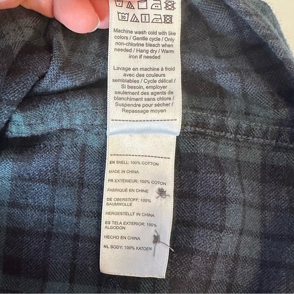 UNTUCKit Mens Vallone Slim Plaid Cotton Button Down Shirt Size XL Black Green - Picture 6 of 7